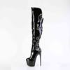Pleaser - JUBILANT3018 Bottes cuissardes à plateforme - Noir Product image